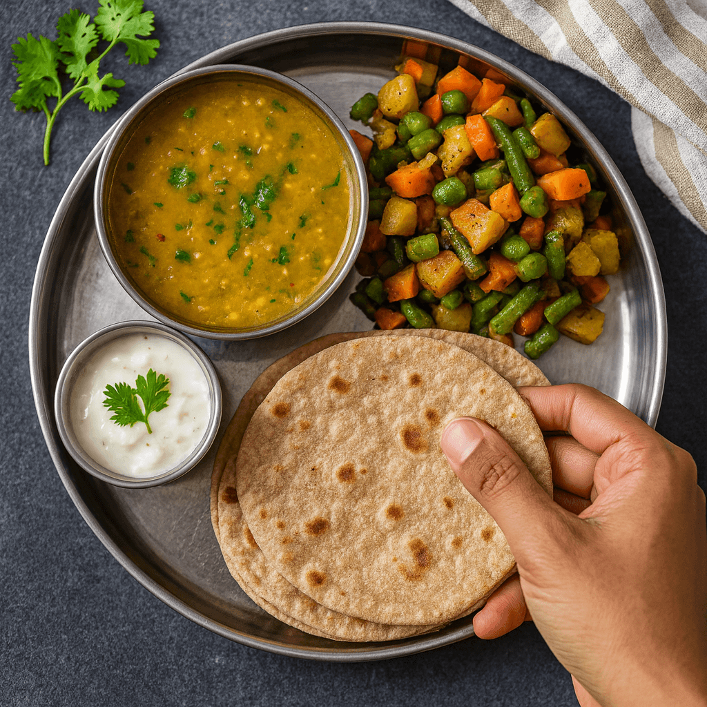 Customer enjoying Mealzfit healthy meal